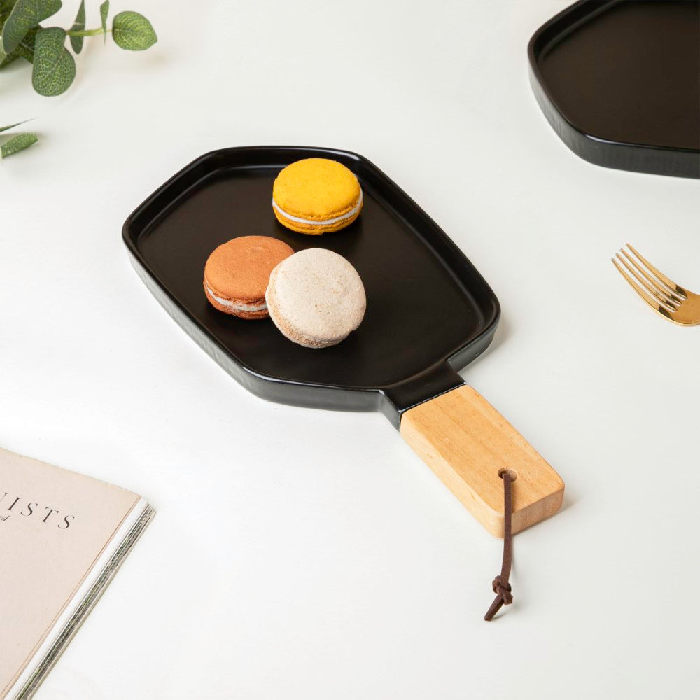 Hexa Plate With Handle Nestasia