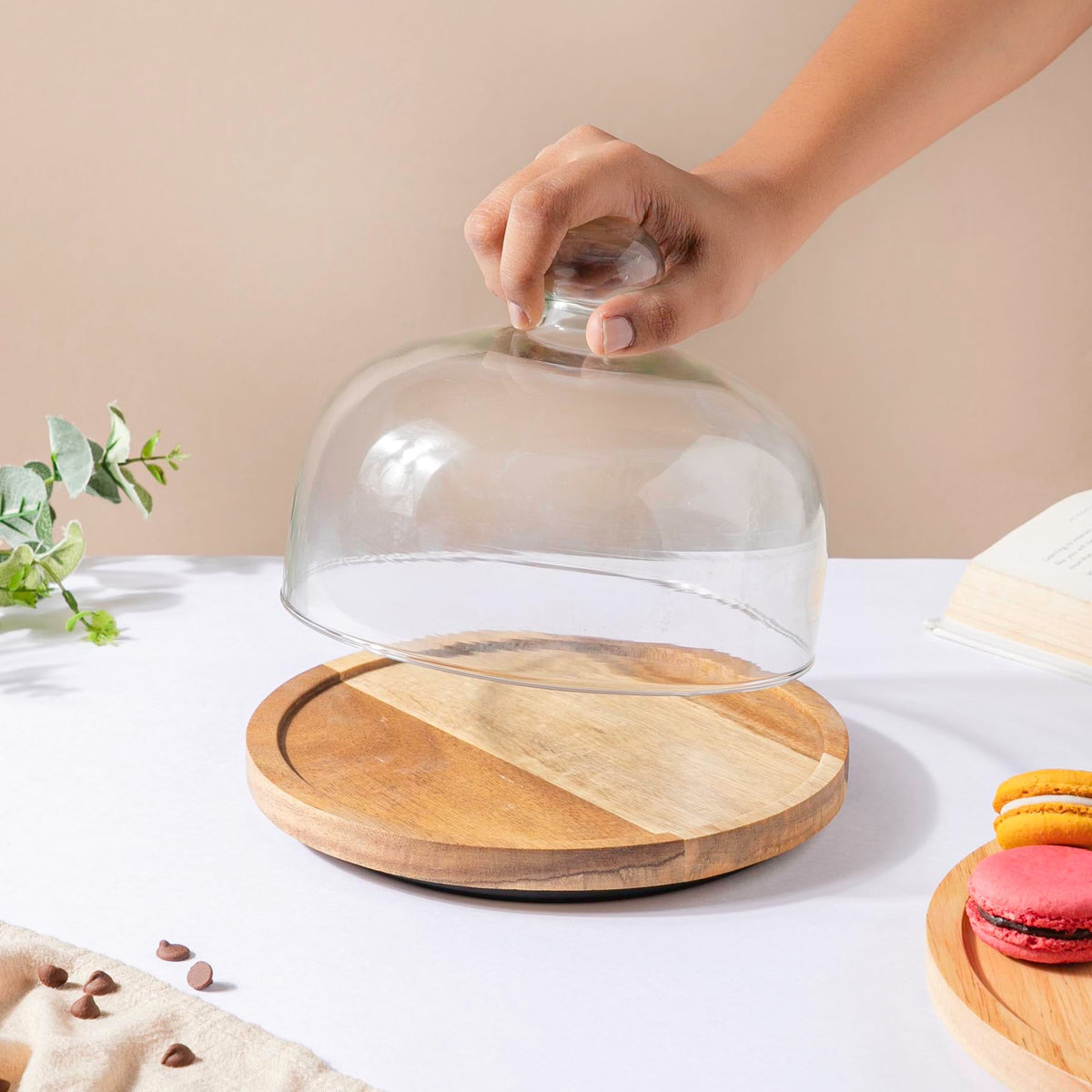 Rotating Cake Stand 9.5 Inch Nestasia