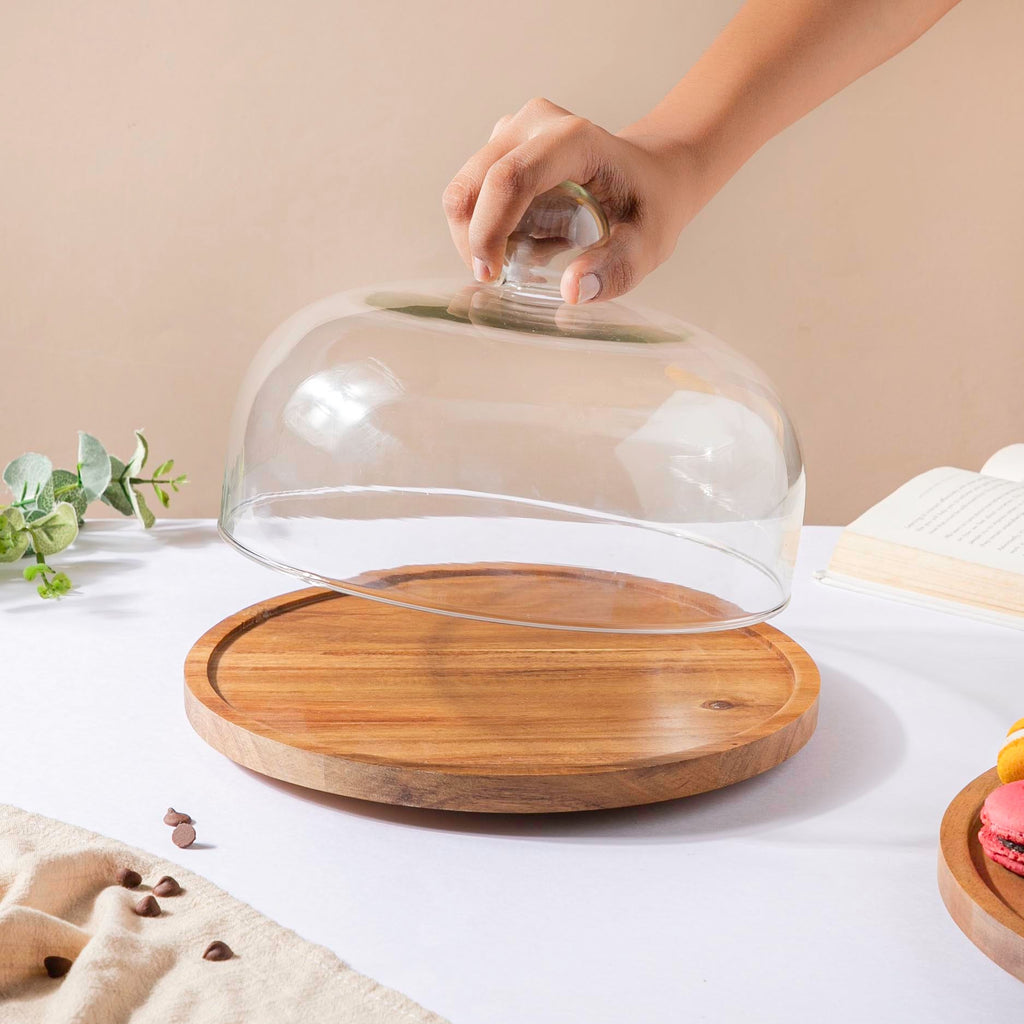 Rotating Cake Stand 9.5 Inch Nestasia