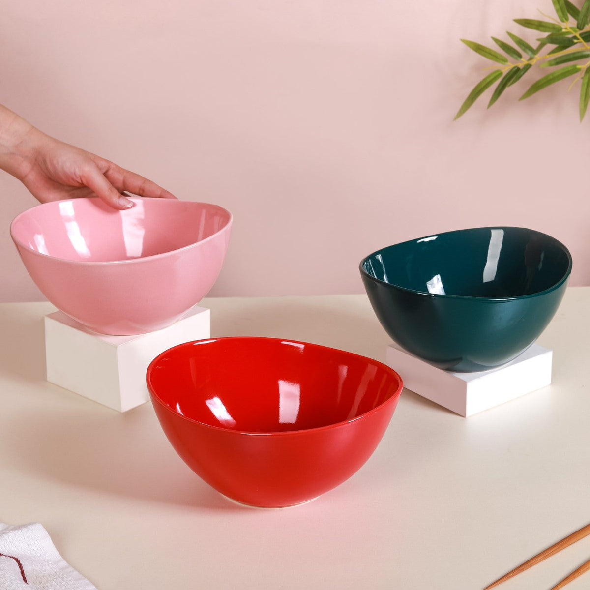 Ceramic Contemporary Bowl Large 1200 ml Nestasia