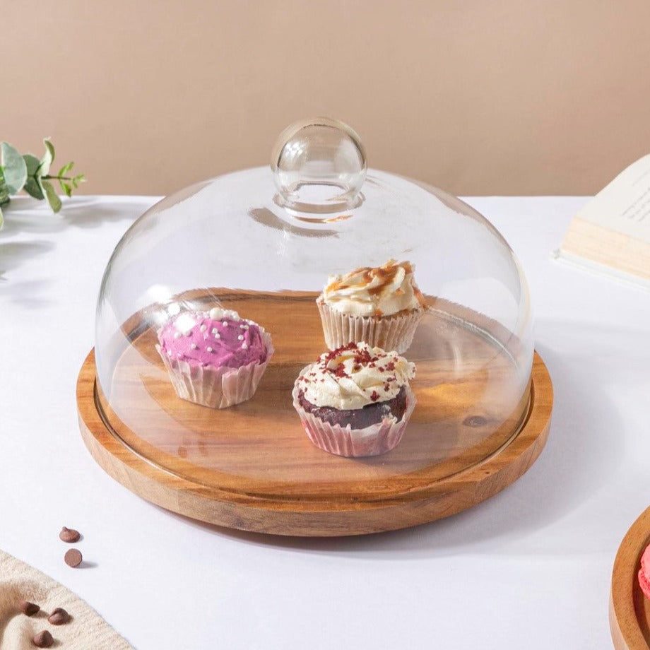 Rotating Cake Stand 9.5 Inch Nestasia
