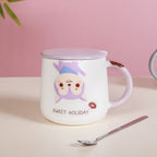 Cartoon Mug With Lid Nestasia