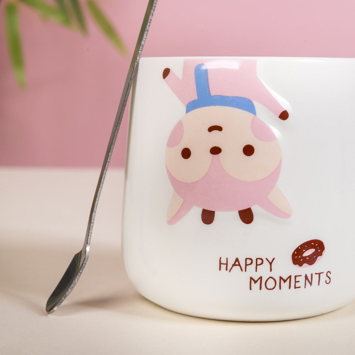 Cartoon Mug With Lid Nestasia