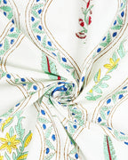 Vibrant Jaipur Handblock Printed 100% Premium Cotton King Bed Sheet with 2 Pillow Covers