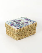 Artisan Seagrass Lid Box for Jewelry, Trinkets & Everyday Organization