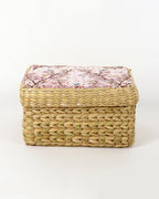 Eco-Friendly Seagrass Storage Box for Scarves, Belts & Accessories