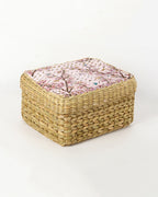 Eco-Friendly Seagrass Storage Box for Scarves, Belts & Accessories