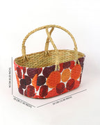 Seagrass Multi-Purpose Gift Basket for Fruits, Vegetables, and Home Use
