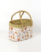 Handwoven Seagrass Gift Hamper Basket for Family, Travel & Picnic Use
