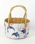 Seagrass Round Fruit Basket and Gift Hamper for Home Use