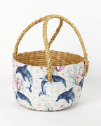 Seagrass Round Fruit Basket and Gift Hamper for Home Use