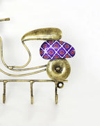 Metal Wall Key Hanger and Keychain Organizer for Home
