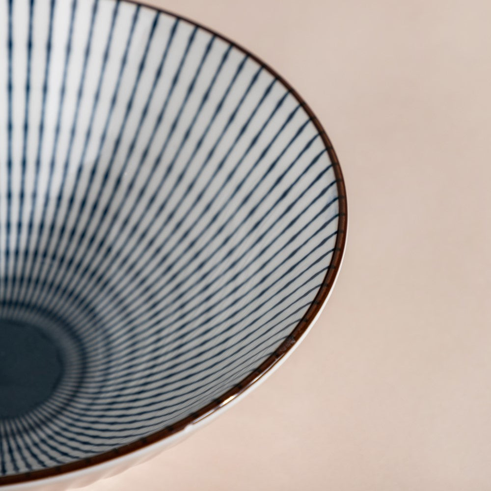 Meraki Striped Ramen Bowl 700 ml Nestasia