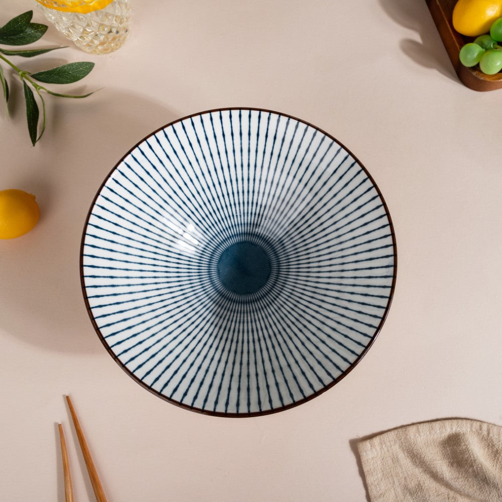 Meraki Striped Ramen Bowl 700 ml Nestasia
