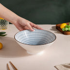 Meraki Striped Ramen Bowl 700 ml Nestasia