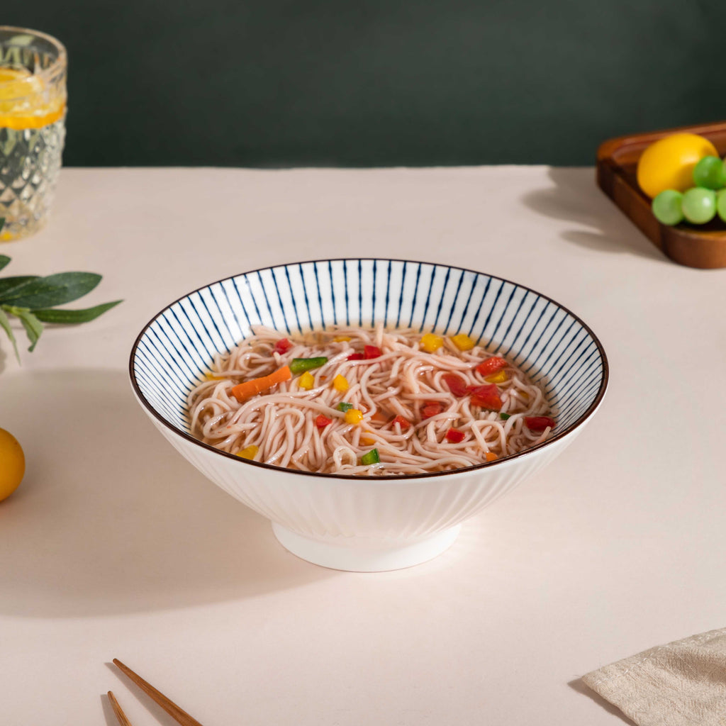 Meraki Striped Ramen Bowl 700 ml Nestasia