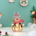 Snowman Belly LED Light Showpiece 6 Inch Nestasia