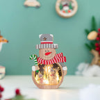 Snowman Belly LED Light Showpiece 6 Inch Nestasia