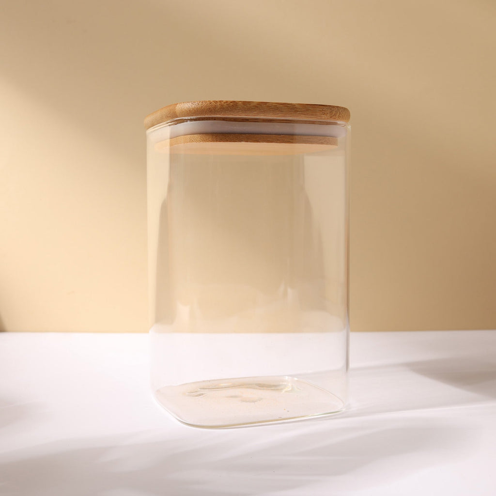 Vacuum Seal Glass Jar Set of 3 Nestasia