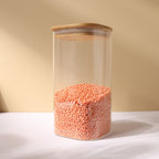 Vacuum Seal Glass Jar Set of 3 Nestasia