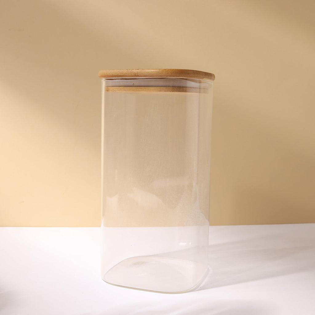 Vacuum Seal Glass Jar Set of 3 Nestasia