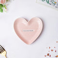 Small Heart Starter Plate Pink Nestasia