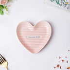 Small Heart Starter Plate Pink Nestasia