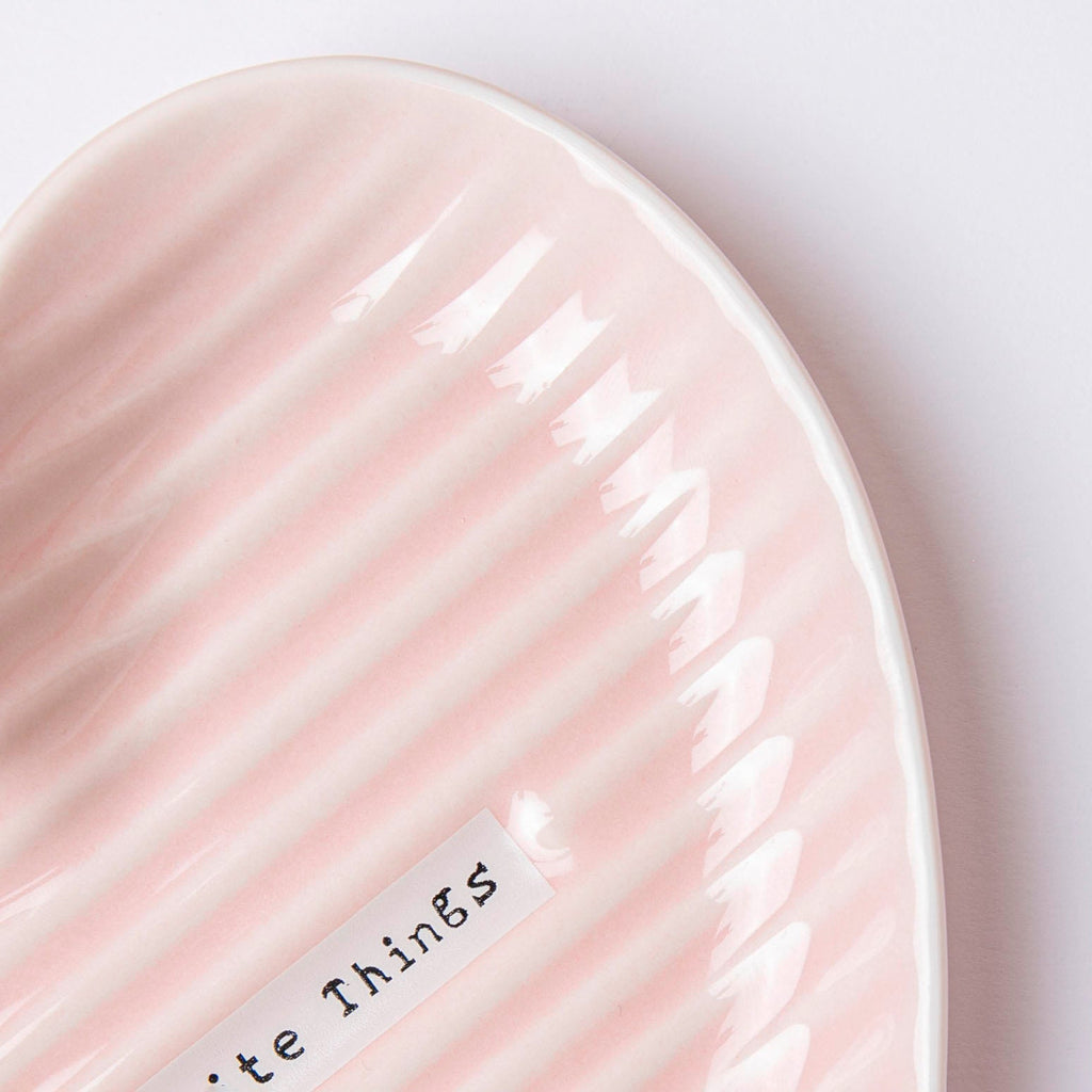 Small Heart Starter Plate Pink Nestasia