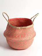 Chic Belly Planter Basket for Living Room & Corner Decor