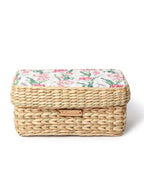 Handcrafted Seagrass Storage Box for Jewelry, Accessories & Essentials