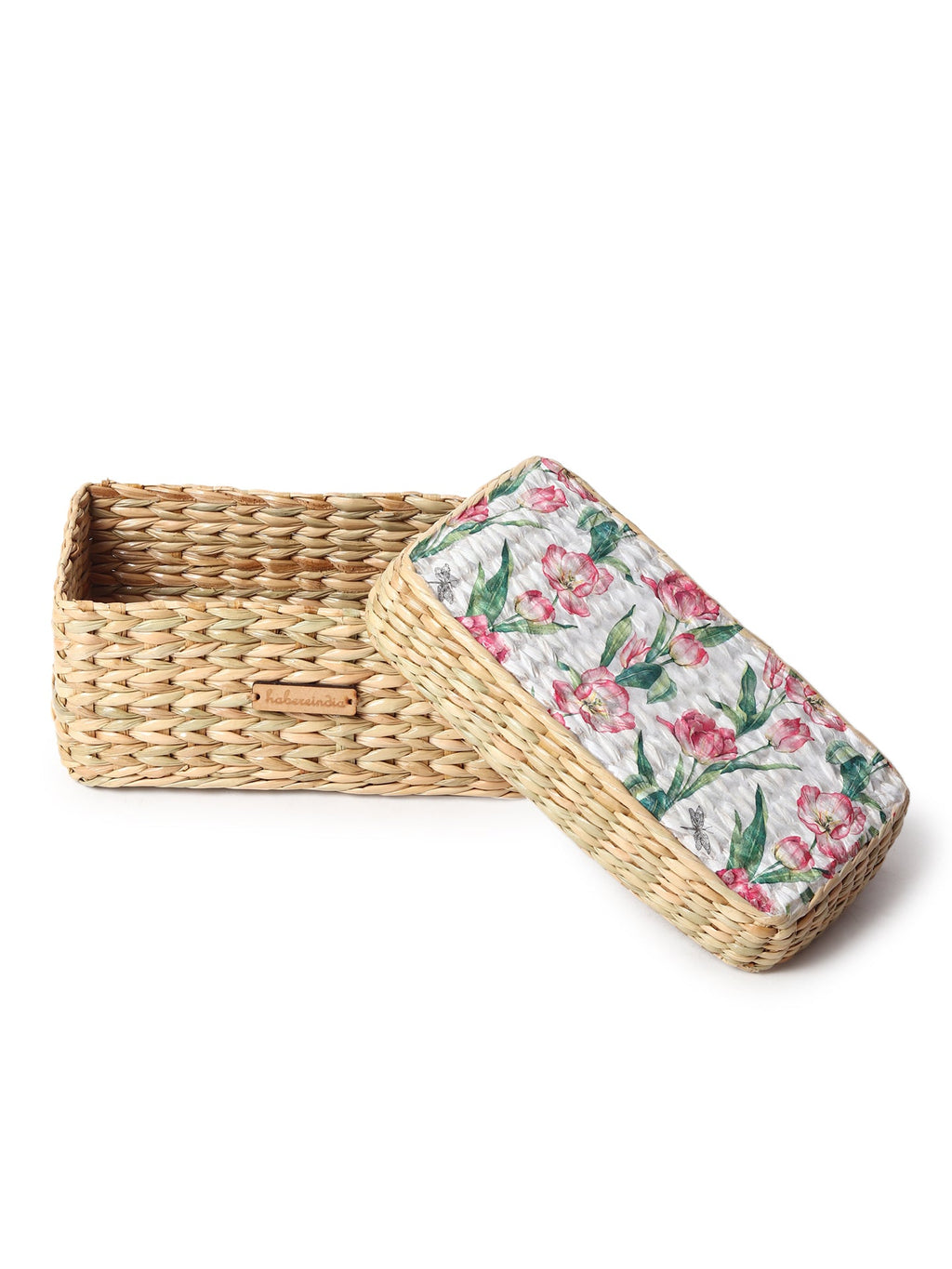 Handcrafted Seagrass Storage Box for Jewelry, Accessories & Essentials