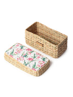 Handcrafted Seagrass Storage Box for Jewelry, Accessories & Essentials