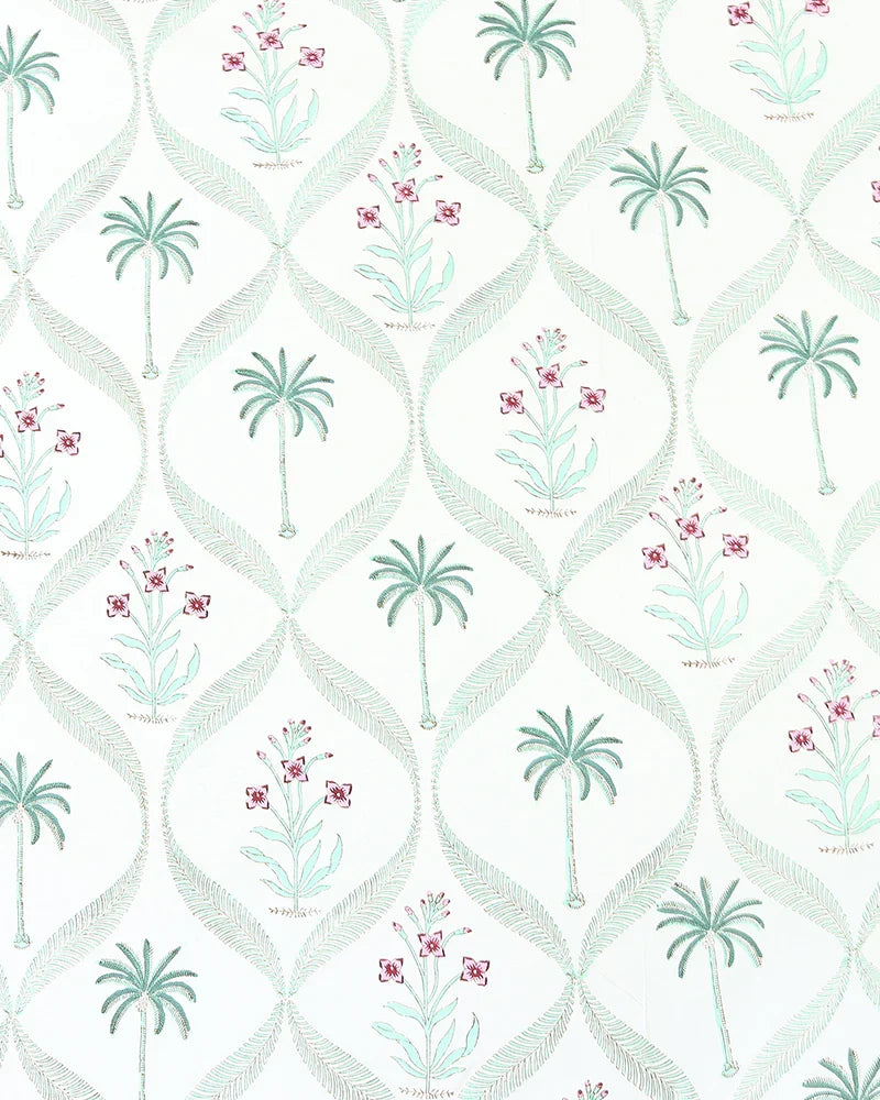 Artisanal Jaipur Handblock Printed 100% Premium Cotton King Bed Sheet with Matching Pillow Covers