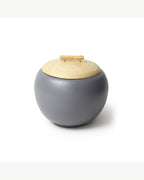 Multi-Purpose Grey Ceramic Jars for Kitchen Storage, Spices, and Dry Ingredients