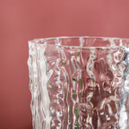 Glacier Glass Vase 11 Inch Nestasia
