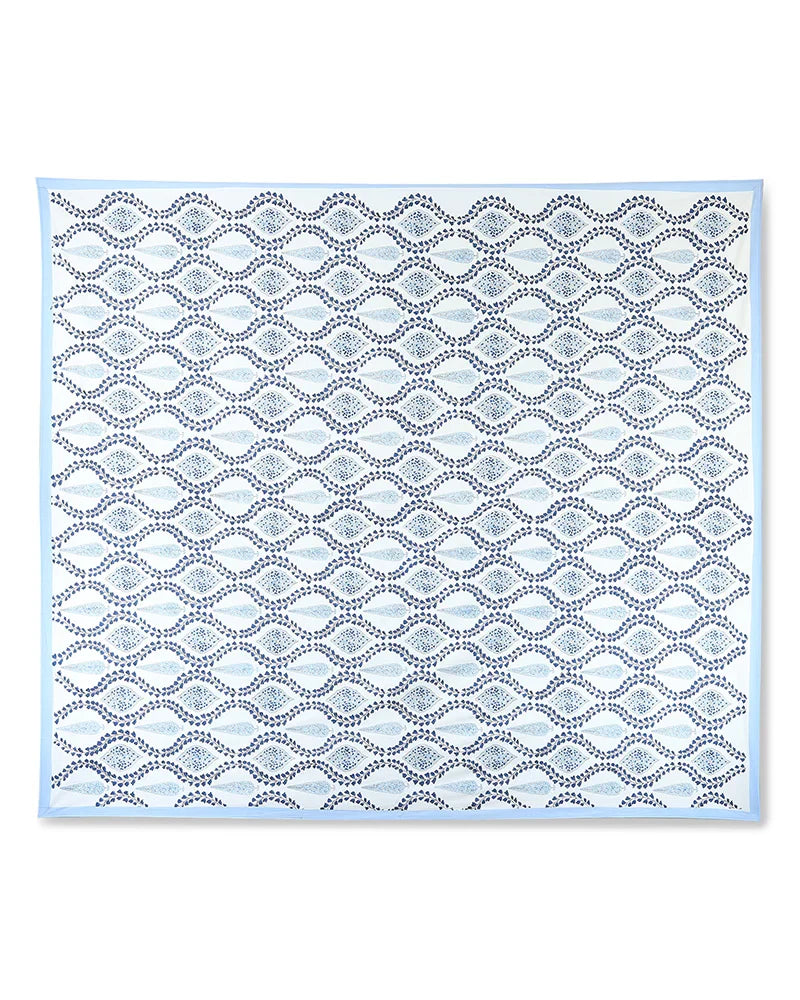 Handcrafted Jaipur Handblock Printed 100% Premium Cotton King Bed Sheet with Coordinated Pillow Covers