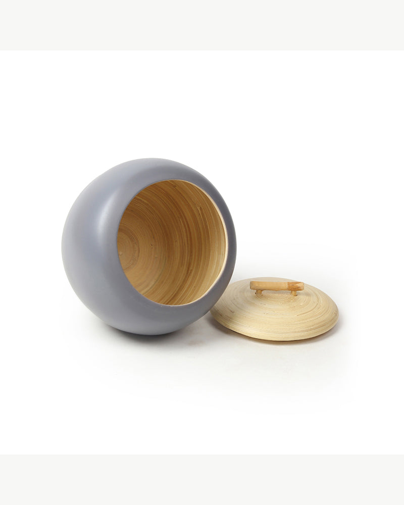 Multi-Purpose Grey Ceramic Jars for Kitchen Storage, Spices, and Dry Ingredients