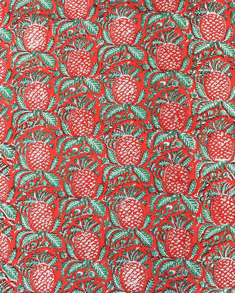 Cultural Jaipur Handblock Printed 100% Premium Cotton King Bed Sheet with Matching Pillow Covers