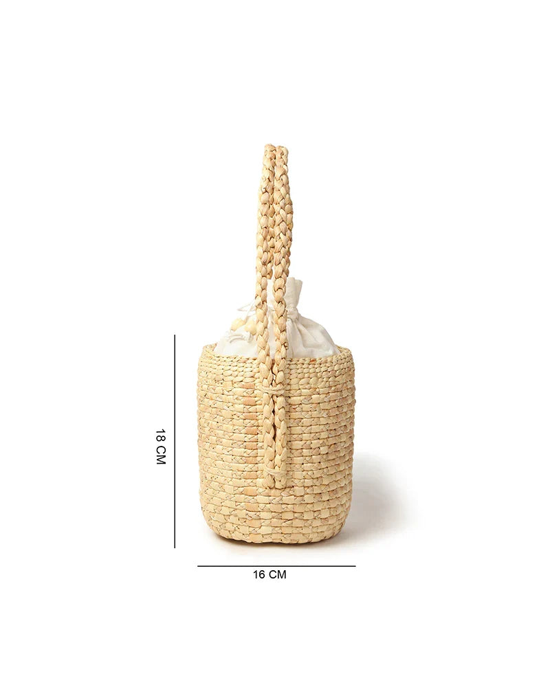 Natural Handmade Handbag for Shopping, Storage & Travel Use
