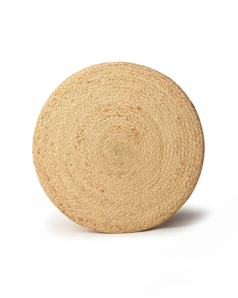 Minimalist Jute Pouffes for Stylish Home Interiors