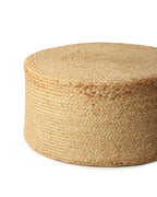 Minimalist Jute Pouffes for Stylish Home Interiors