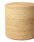 Comfortable Jute Pouffes for Relaxed Living Room