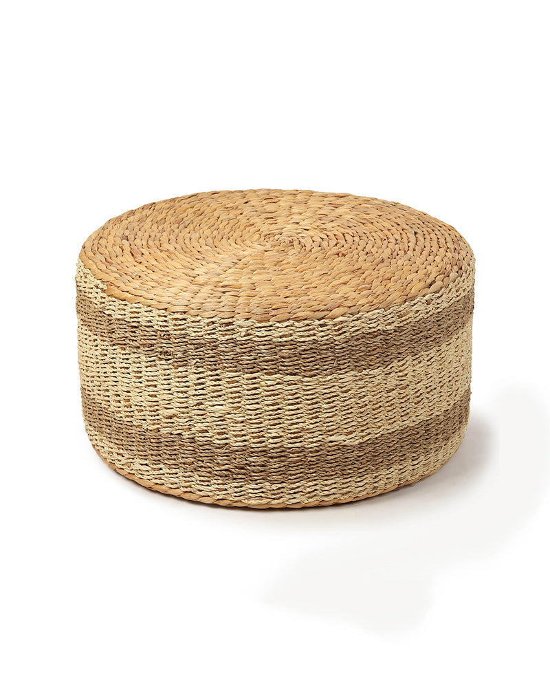 Decorative Seagrass Ottomans for Cozy Home Seating