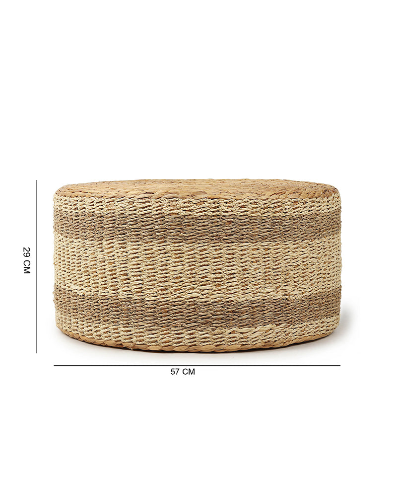 Decorative Seagrass Ottomans for Cozy Home Seating