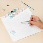Beach Sunset DIY Paint By Numbers Kit Nestasia