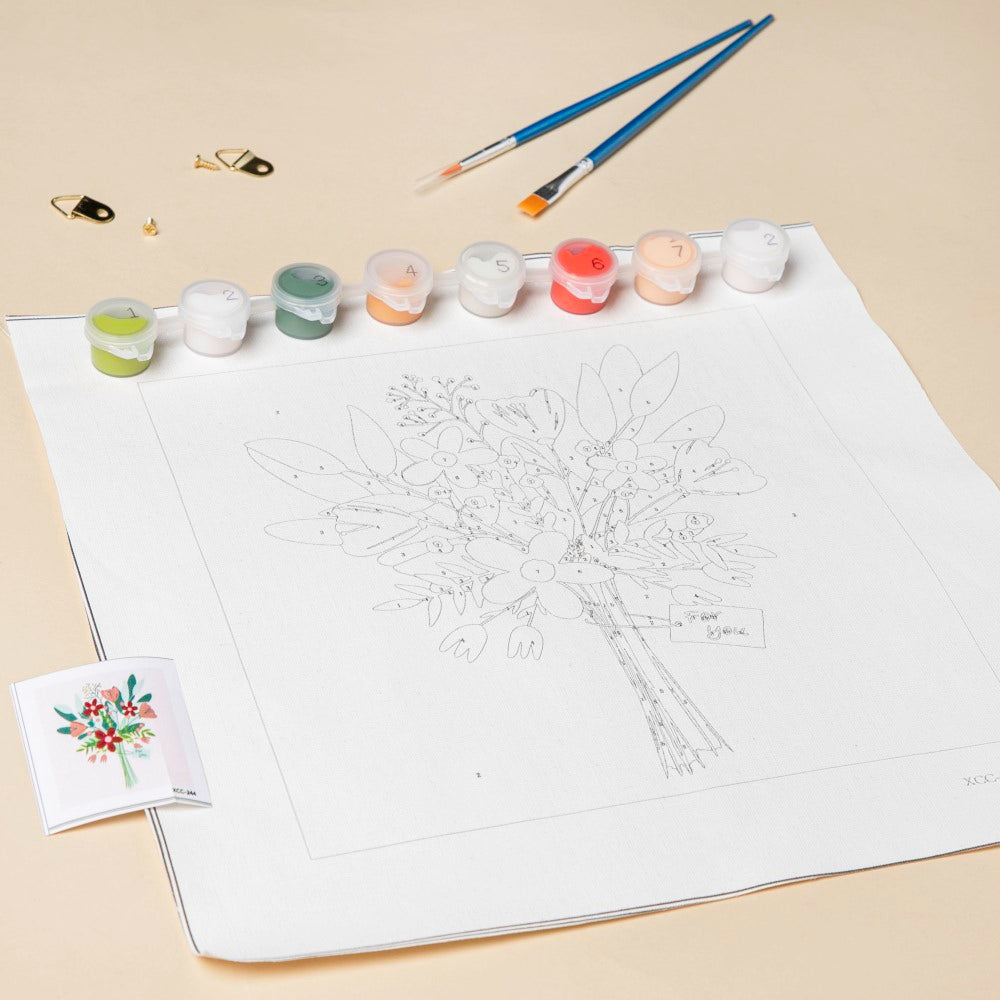 Flower Bouquet DIY Painting By Numbers Kit Nestasia