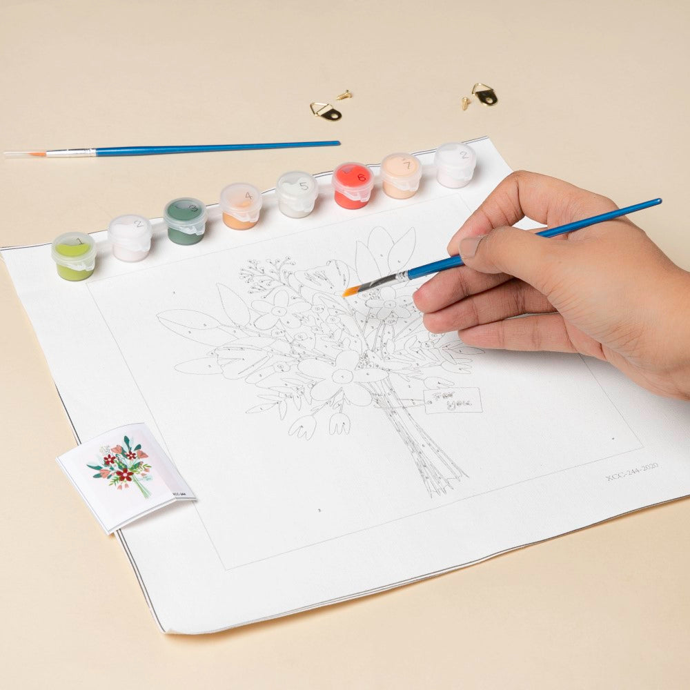 Flower Bouquet DIY Painting By Numbers Kit Nestasia