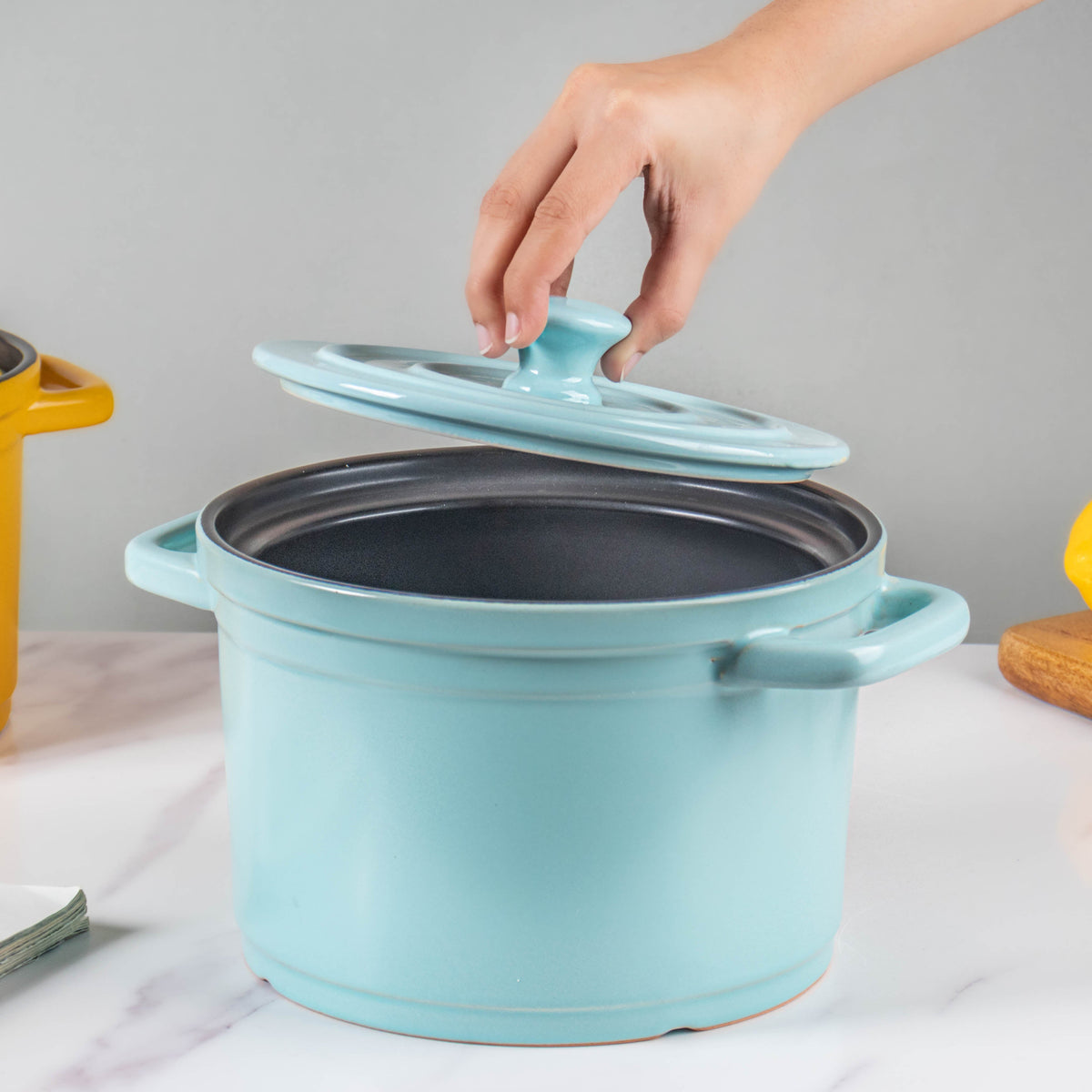 Tall Cooking Pot With Lid Nestasia