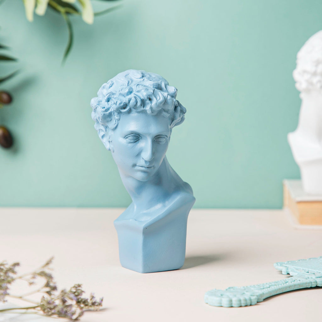 Ancient Greek Sculpture Blue Nestasia