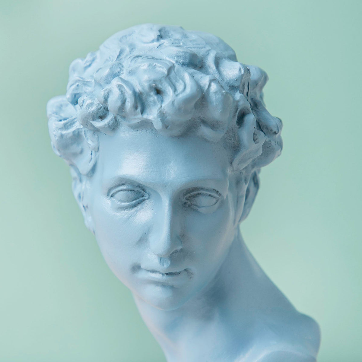 Ancient Greek Sculpture Blue Nestasia